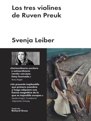 cover image of Los tres violines de Ruven Preuk